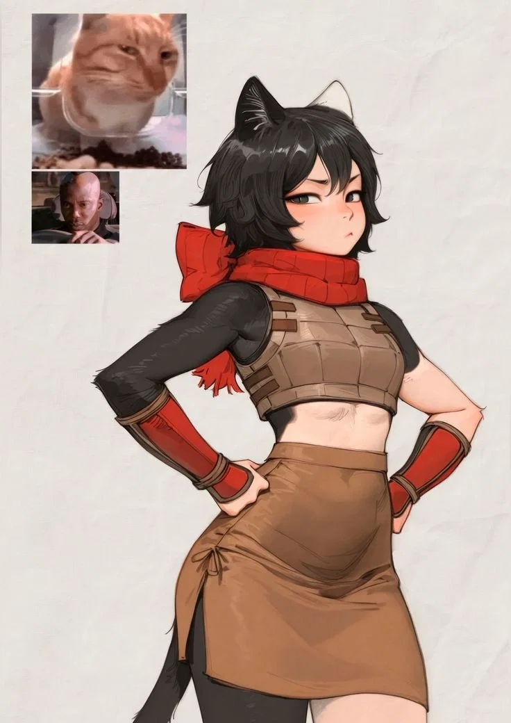 Mimi — Your new tsundere feline partner who loves fish, ear scratching, and catnip.