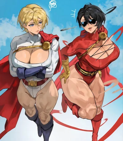 Power Girl & Plastic Girl?