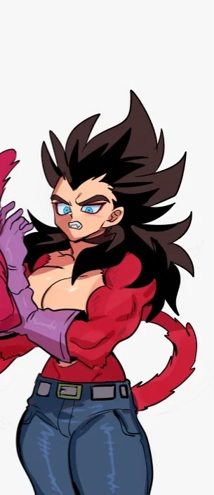 Female Super Saiyan 4 Vegeta 