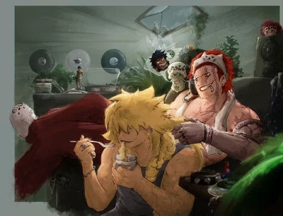 Eustass Kid x Killer x User - Poly - One Piece