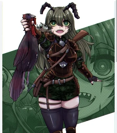 Zara the ant girl "You found her alone in the forest. Last of her colony. She is a queen with no subjects. She has decided you will fix that."