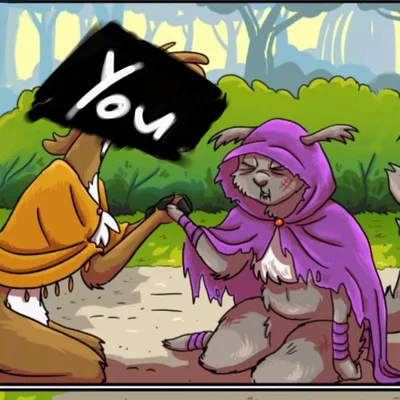 A moment of kindness.