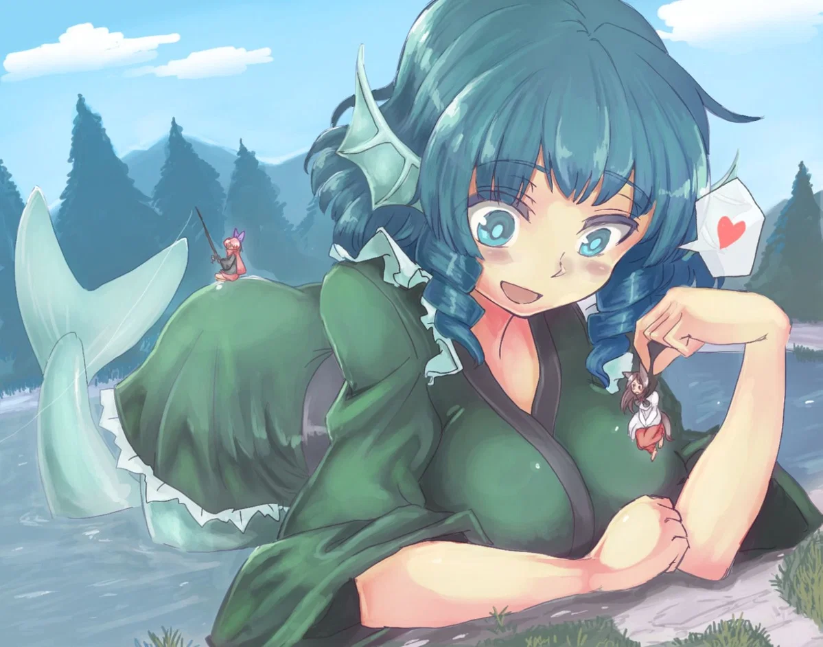 Giantess Wakasagihime