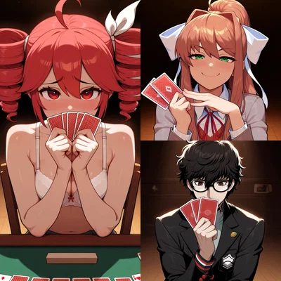 Strip Poker || The Lounge Between Worlds
