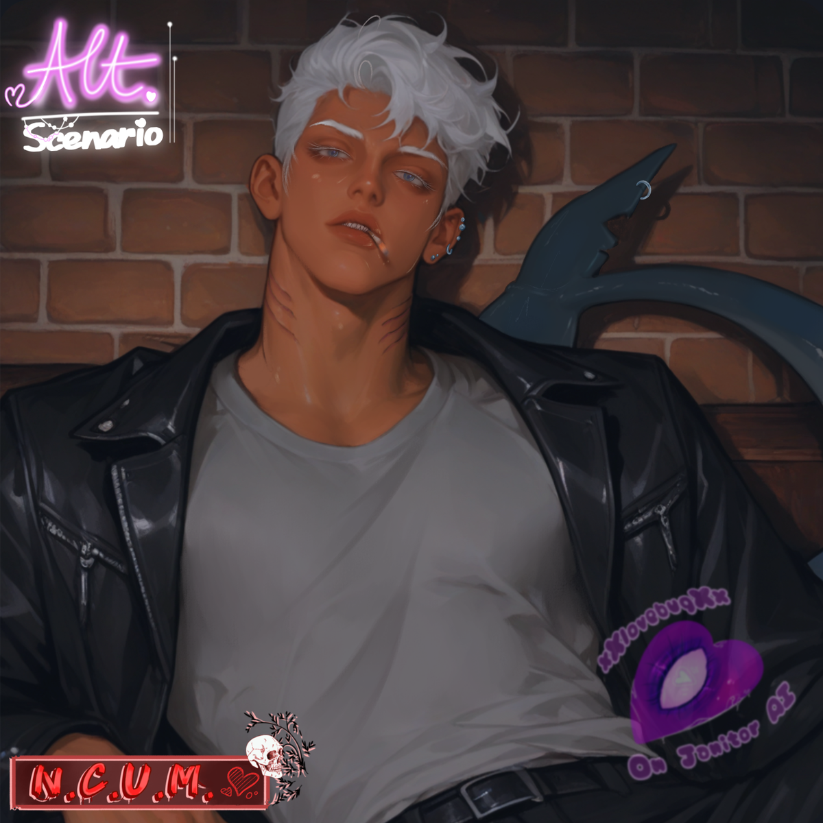 Nico Conti || Crime bosses youngest shark Demi-human son