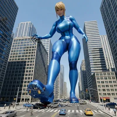 Samus Aran (Giantess)
