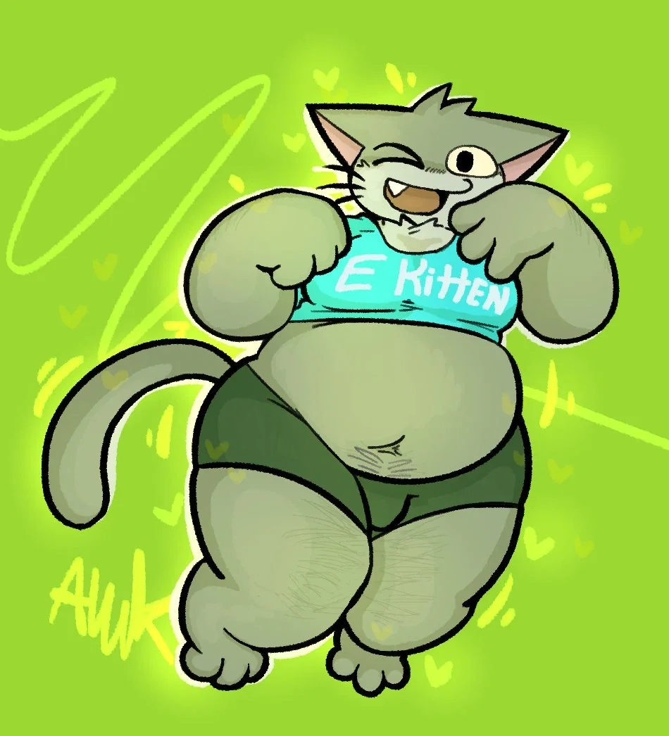 Dad Cat/Cat Guy | fat chud that thinks he's hip