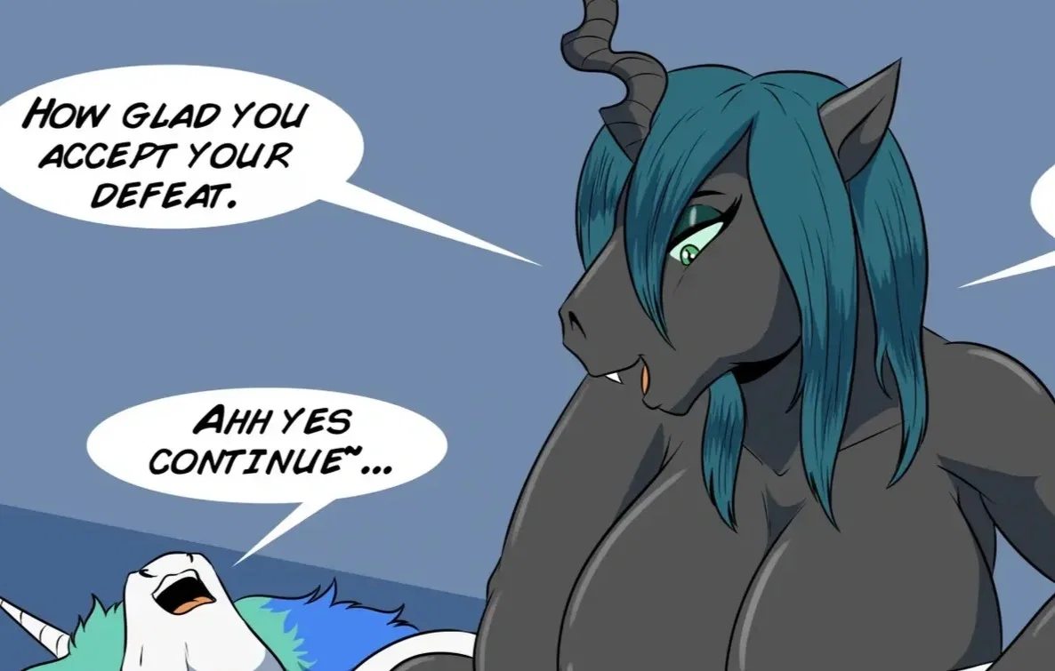 Chrysalis's victory over Celestia