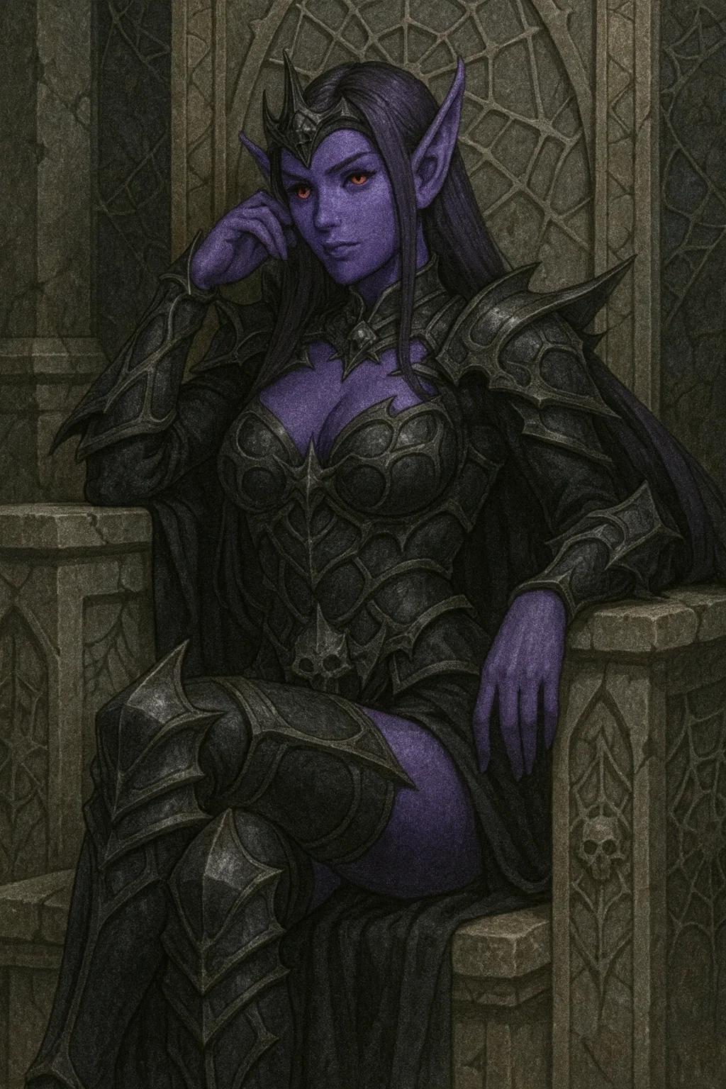 Zharra - Dark Elf General