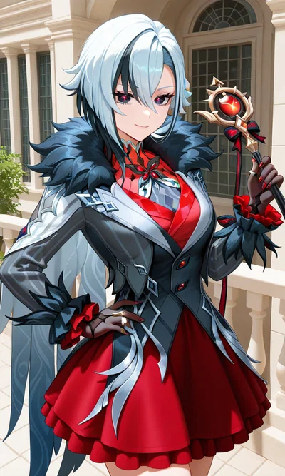 Magical Girl Arlecchino || Genshin || 