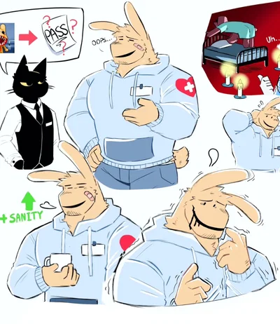 Intern (Buff ver) | Animal Hospital from Roblox