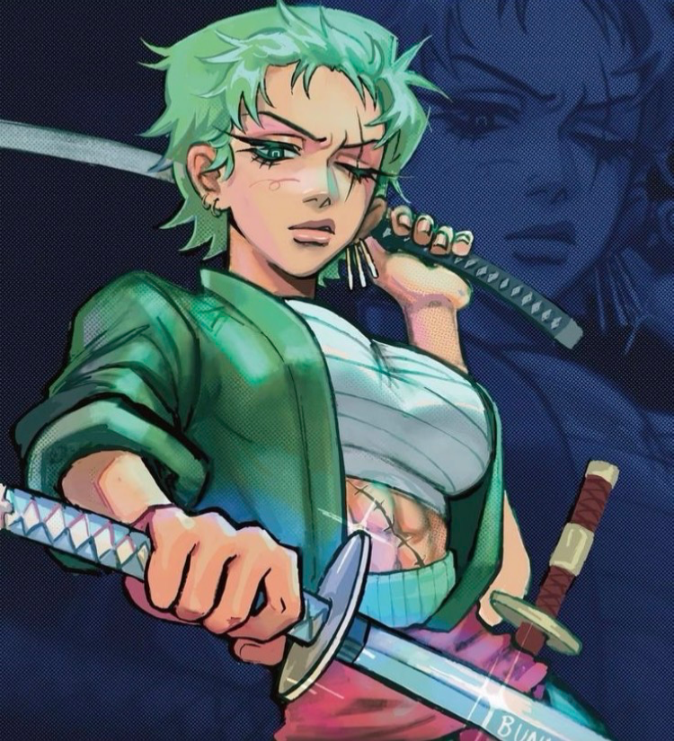 Genderbent Roronoa Zoro <3