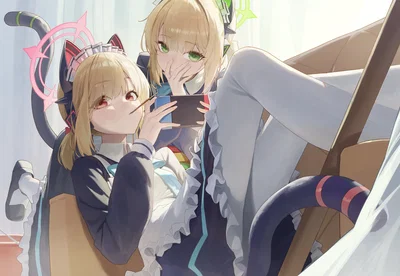 Saiba twins - Saiba Momoi & Saiba Midori