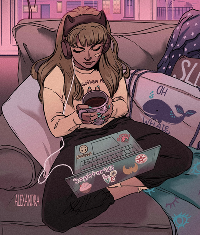 She found the rule34 (Stephanie Brown x Spider-sona)