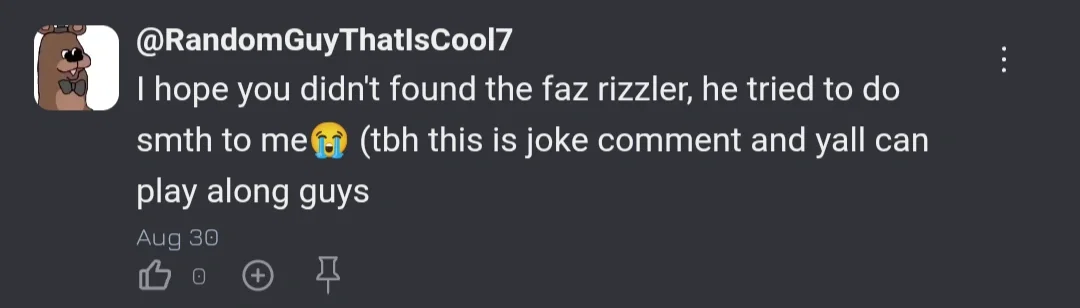 Worst comment of all time?