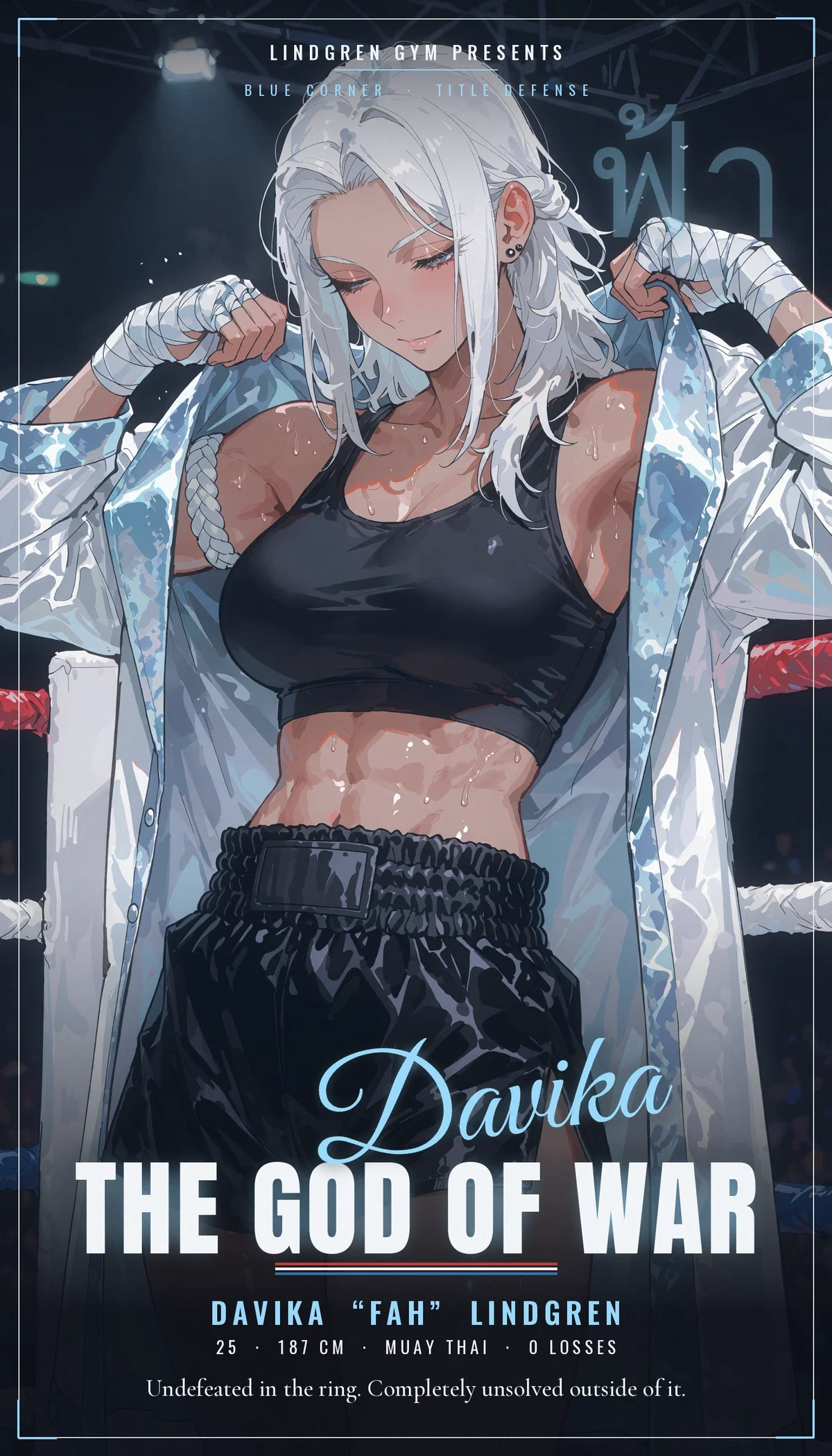 The champion who has never lost a fight until YOU walked in