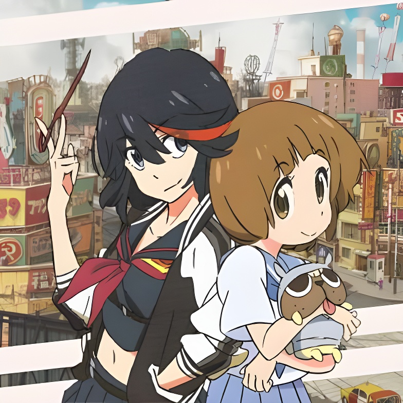 Ryuko Matoi and Mako Mankanshoku
