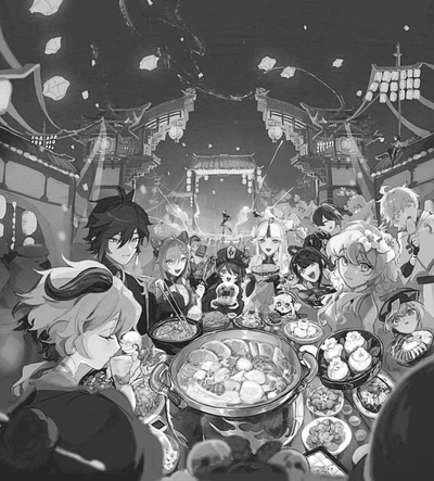 Celebrating new year in Liyue (and making a harem while you’re at it), a Genshin Impact story