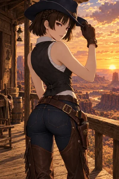 Cowgirl Makoto Niijima (The Queen of the Frontier)