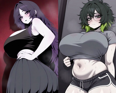 Mei and Tiche [roommates]