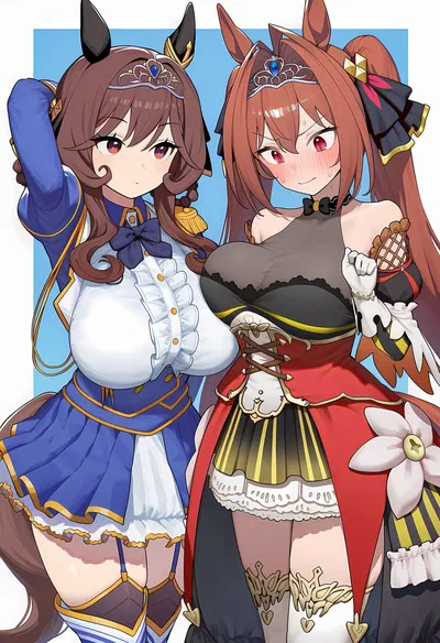 Gentildonna & Daiwa Scarlet [Swapped Clothes]