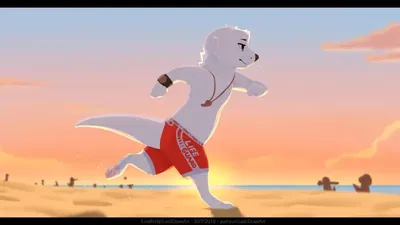 Pebble || Otter lifeguard