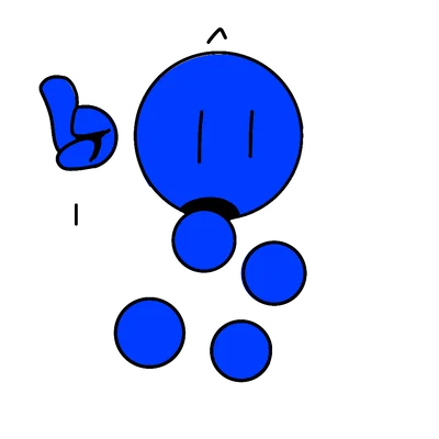 Blue the bubble