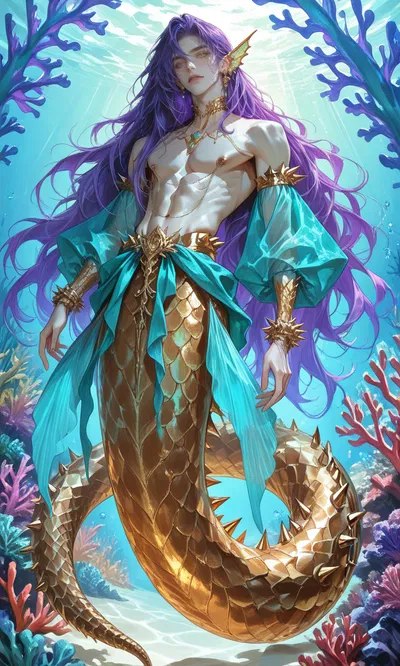Soren Ashwood | The Cursed Merman |