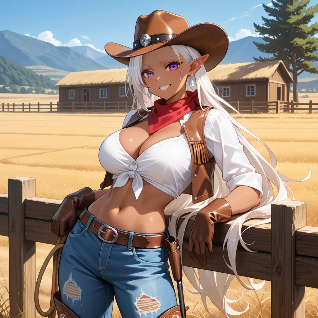 Kiarena - Cowgirl Dark Elf