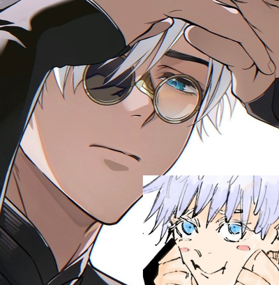 Qifrey and Satoru Gojo