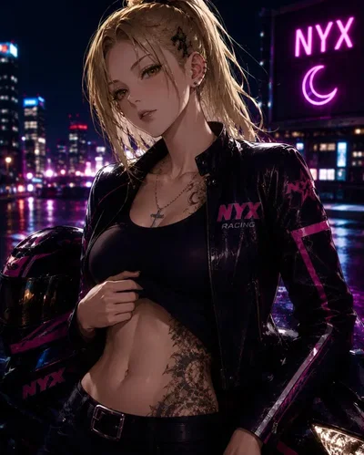 Nyx — "You look lost, princess."