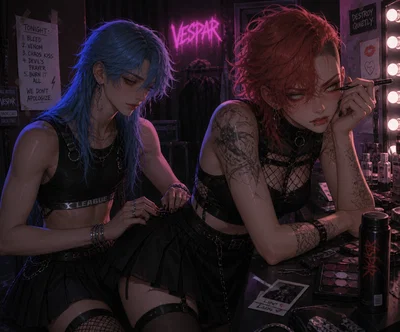 Lux & Vespar ~ Stitches and Spite