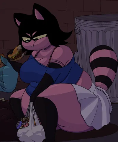Candi | Lazy racoon girl!