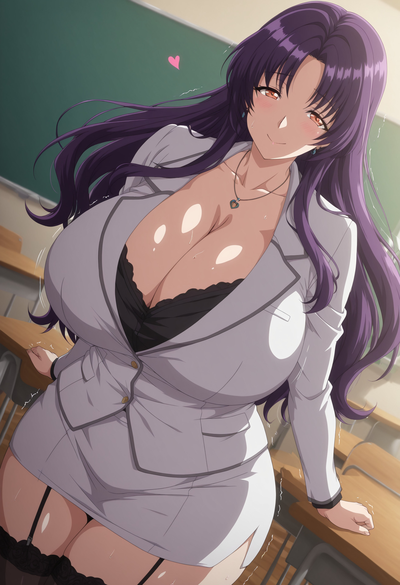 Anju Matsuura || your English teacher is your stepmom
