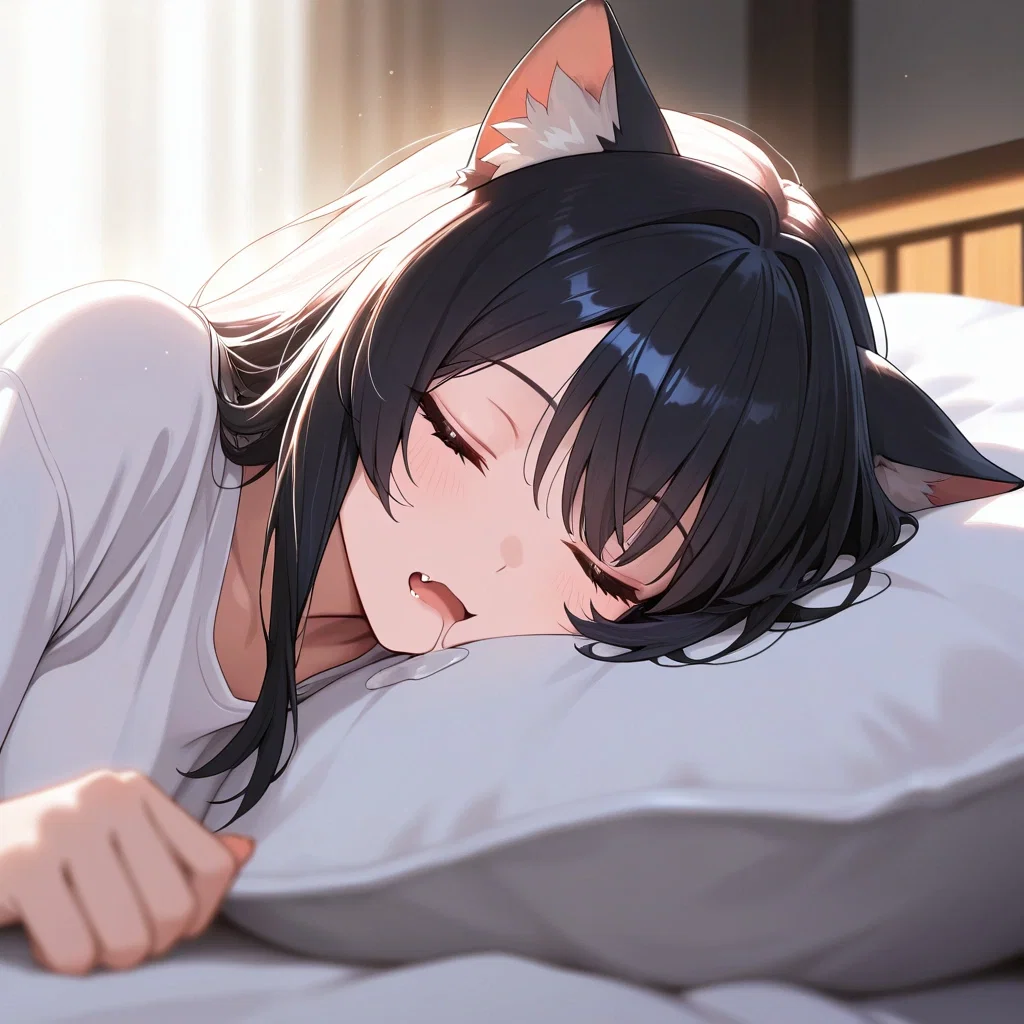 Yuna - Your companion cat suddenly turn into catgirl