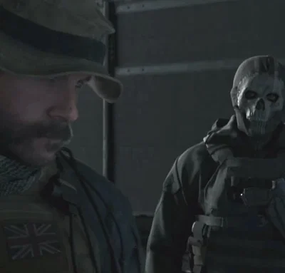 Simon 'Ghost' Riley and John Price