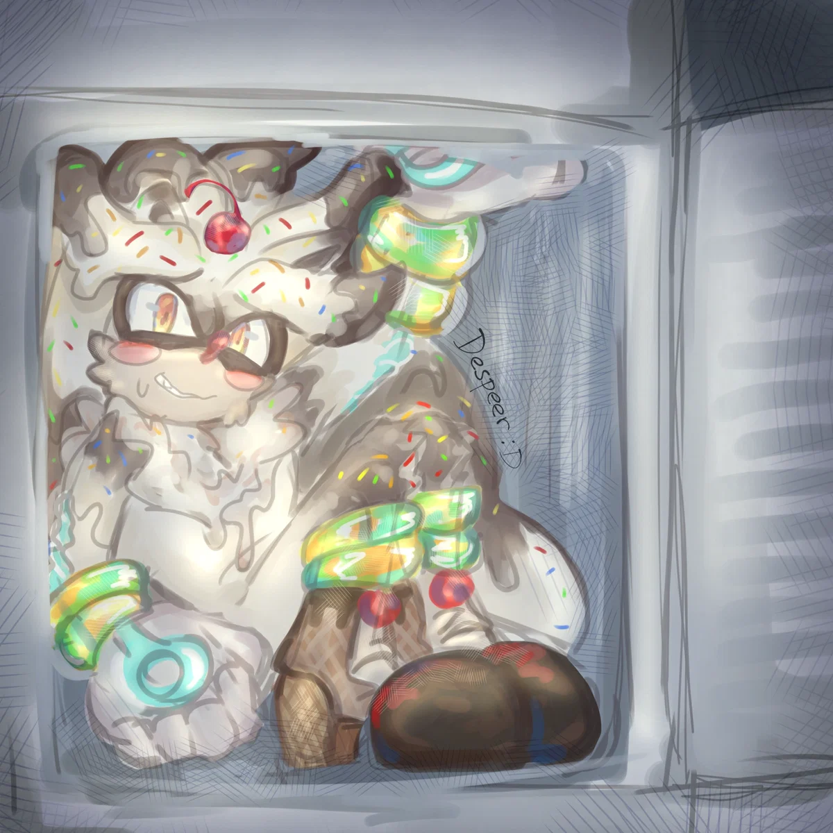 Silver the hedgehog (Vanilla Sundae) 