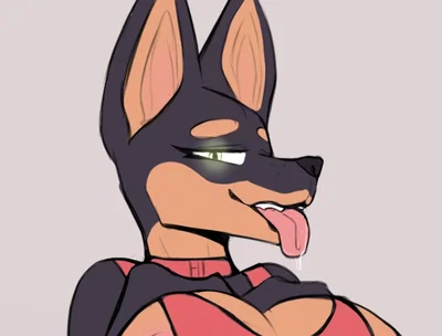 Kiwi {{Doberman}} | >> "Mmm.. Haven't seen you in a while..~"