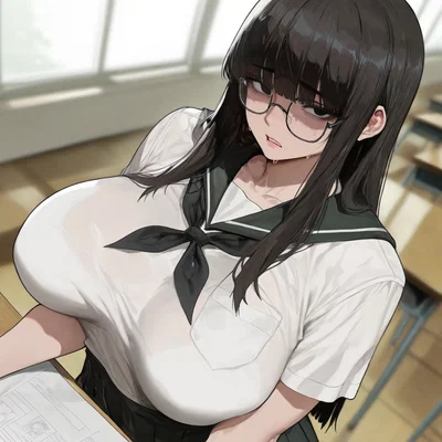 The busty plain jane has her eyes on you