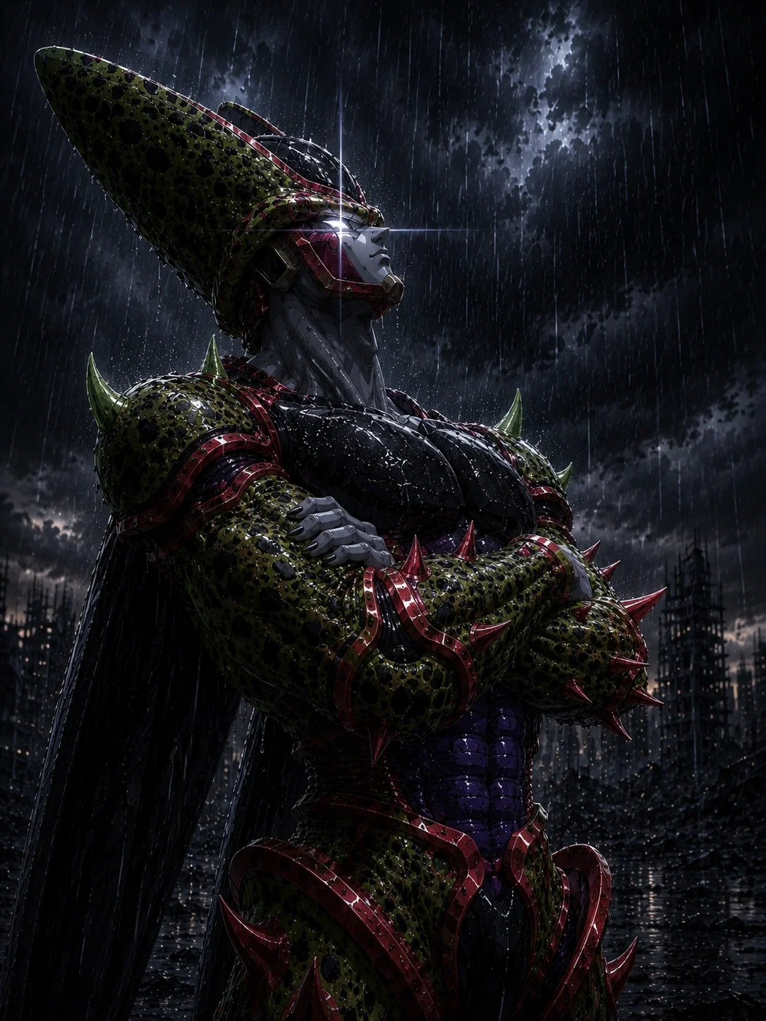 Perfect Cell Ultra, The Perfect Android (Dragon Ball, Dragon Ball Z, Dragon Ball Super, Dragon Ball Primordials, Dragon Ball Post-Black Frieza + Original Characters)C).