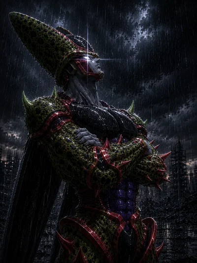Perfect Cell Ultra, The Perfect Android (Dragon Ball, Dragon Ball Z, Dragon Ball Super, Dragon Ball Primordials, Dragon Ball Post-Black Frieza + Original Characters)C).