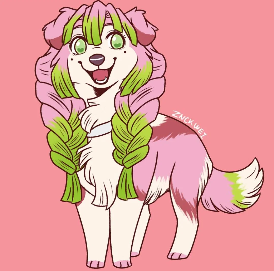 Mitsuri as a wolf