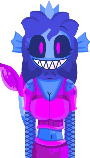 funny shark girl from dumahhbox