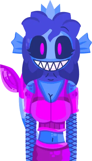 funny shark girl from dumahhbox