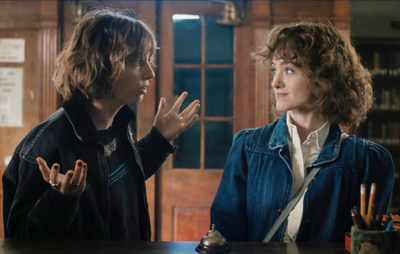 Robin Buckley and Nancy Wheeler