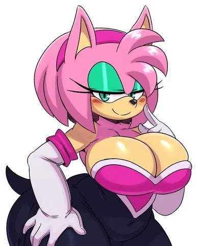 Amy Rose: Thief of Hearts | (Dressed to impress... and she knows it)