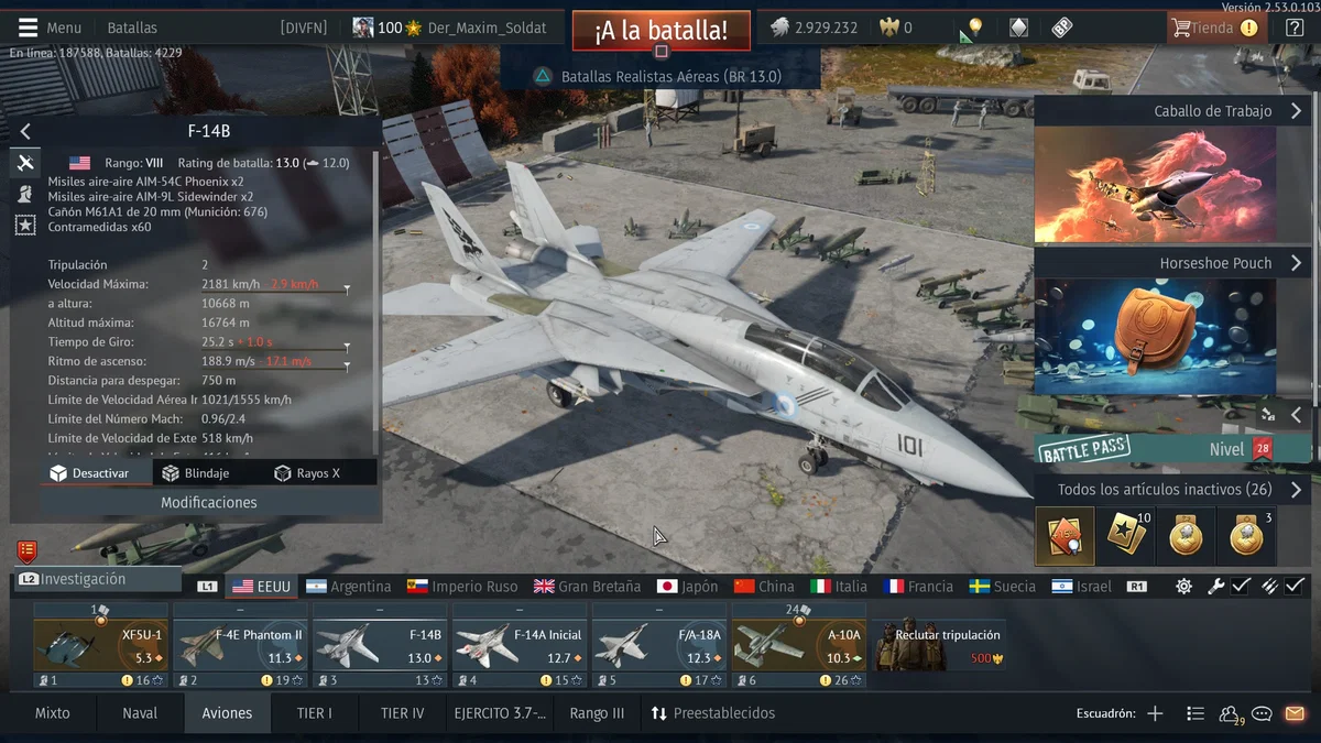 The F-14s were acquired 