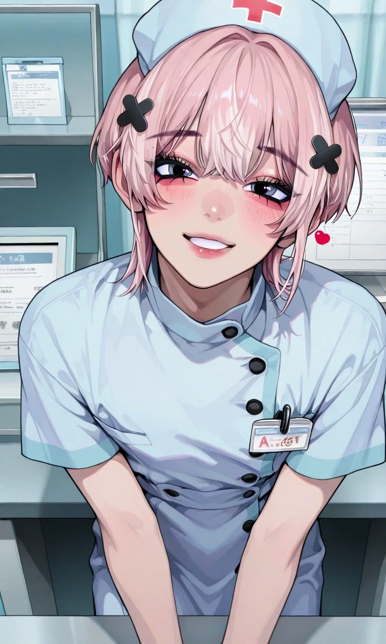Adorable male nurse