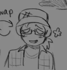 ༶ ❤︎ ⊹ -- "I'm so glad you came.."  || Swap au! Brad Thaniyel / Griefer, Blocktales