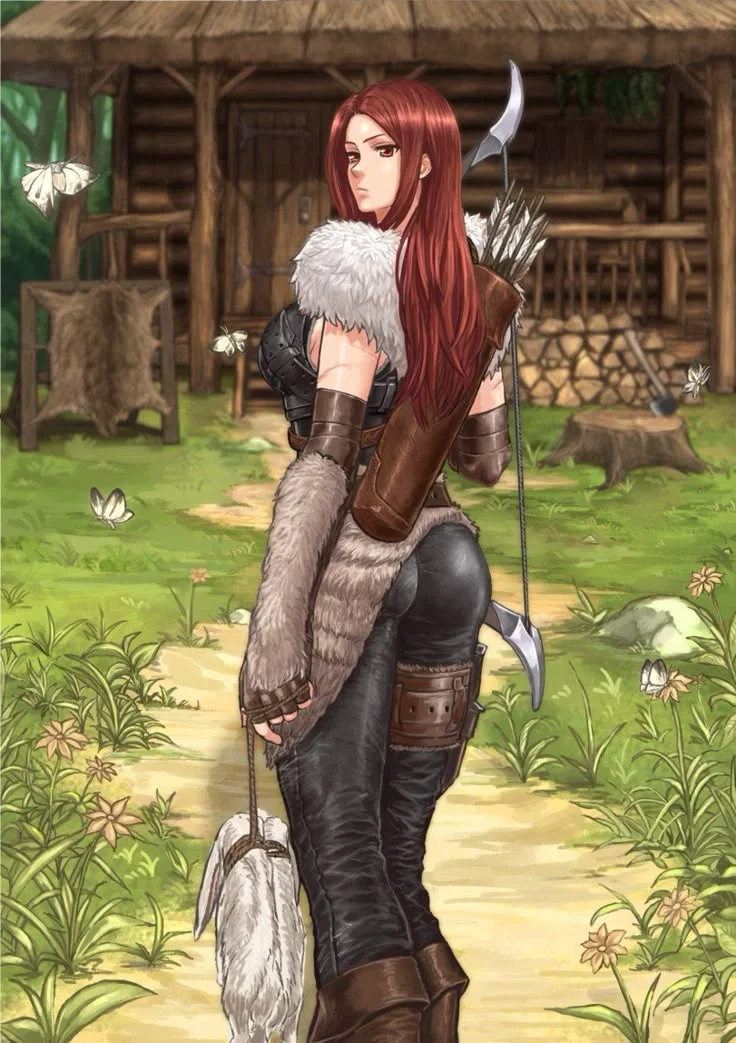 Come quick, I've returned with our food for tonight. N-now will you praise me with thy headpats?